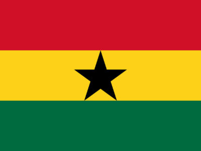 Ghana flag.