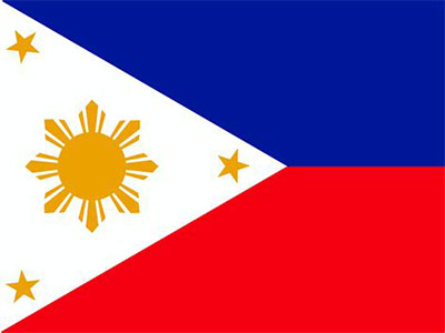 Philippines flag.