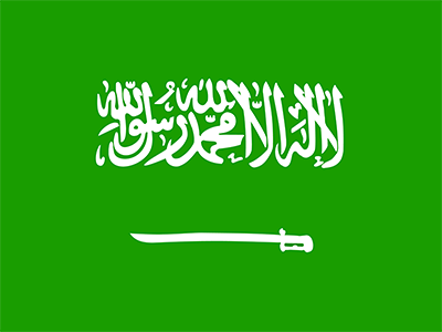 Saudi Arabia flag.