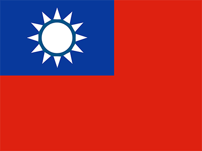 Taiwan flag.