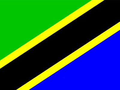 Tanzania flag.