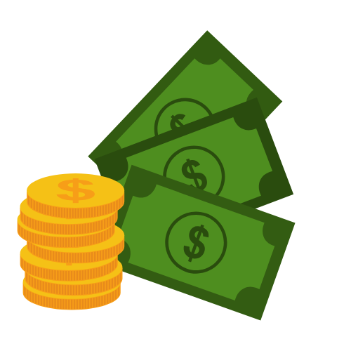 Money graphic.